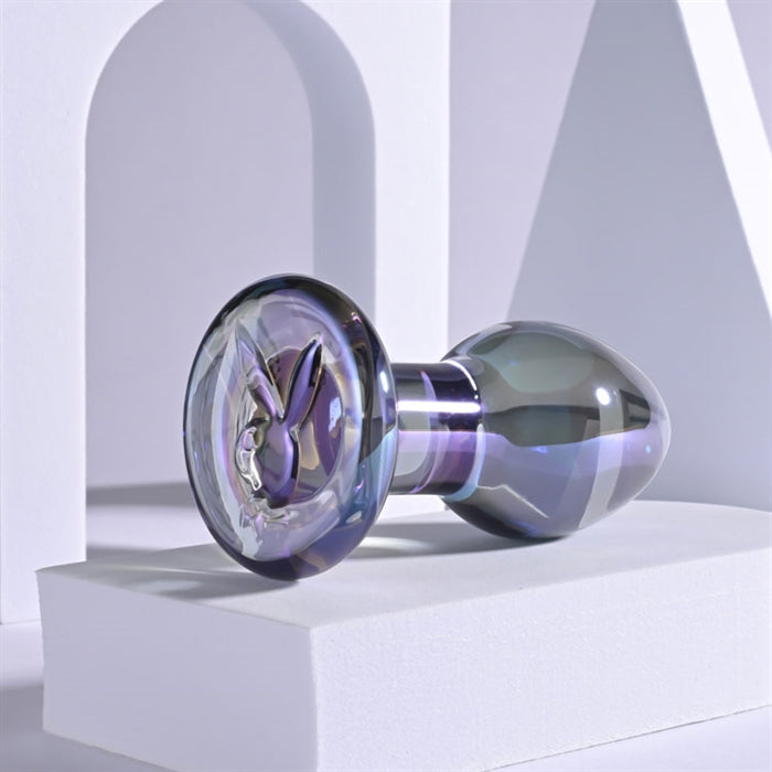 Playboy Jewels Plug - Glass - Iridescent