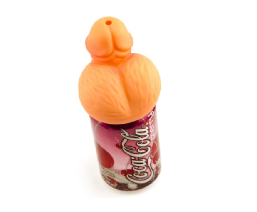 PECKER BEER CAN TOPPER