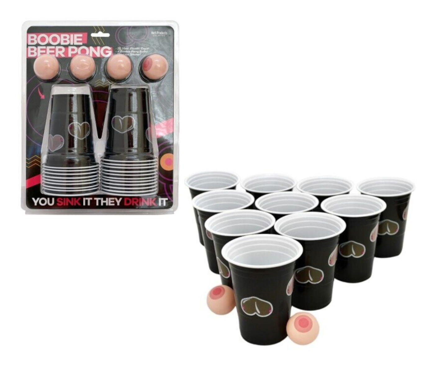 BOOBIE BEER PONG GAME