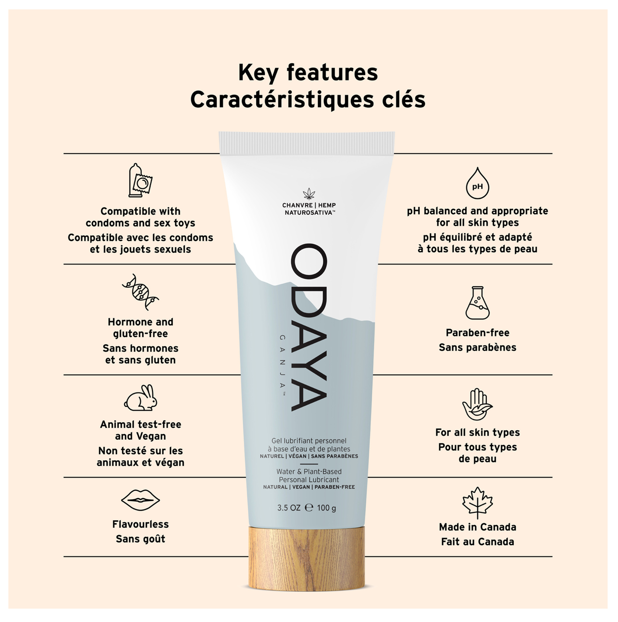 ODAYA NATURAL LUBE 3,5 ONZE