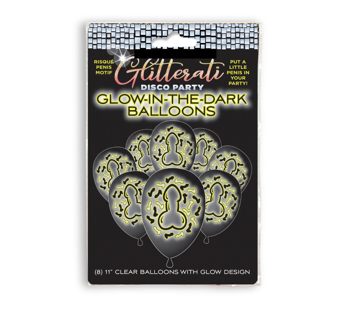 BALLONS DE FÊTE GLOW IN DARK - PAQUET 8