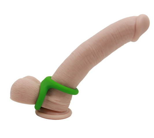 HOM- Anneau pénien Double M - Vert