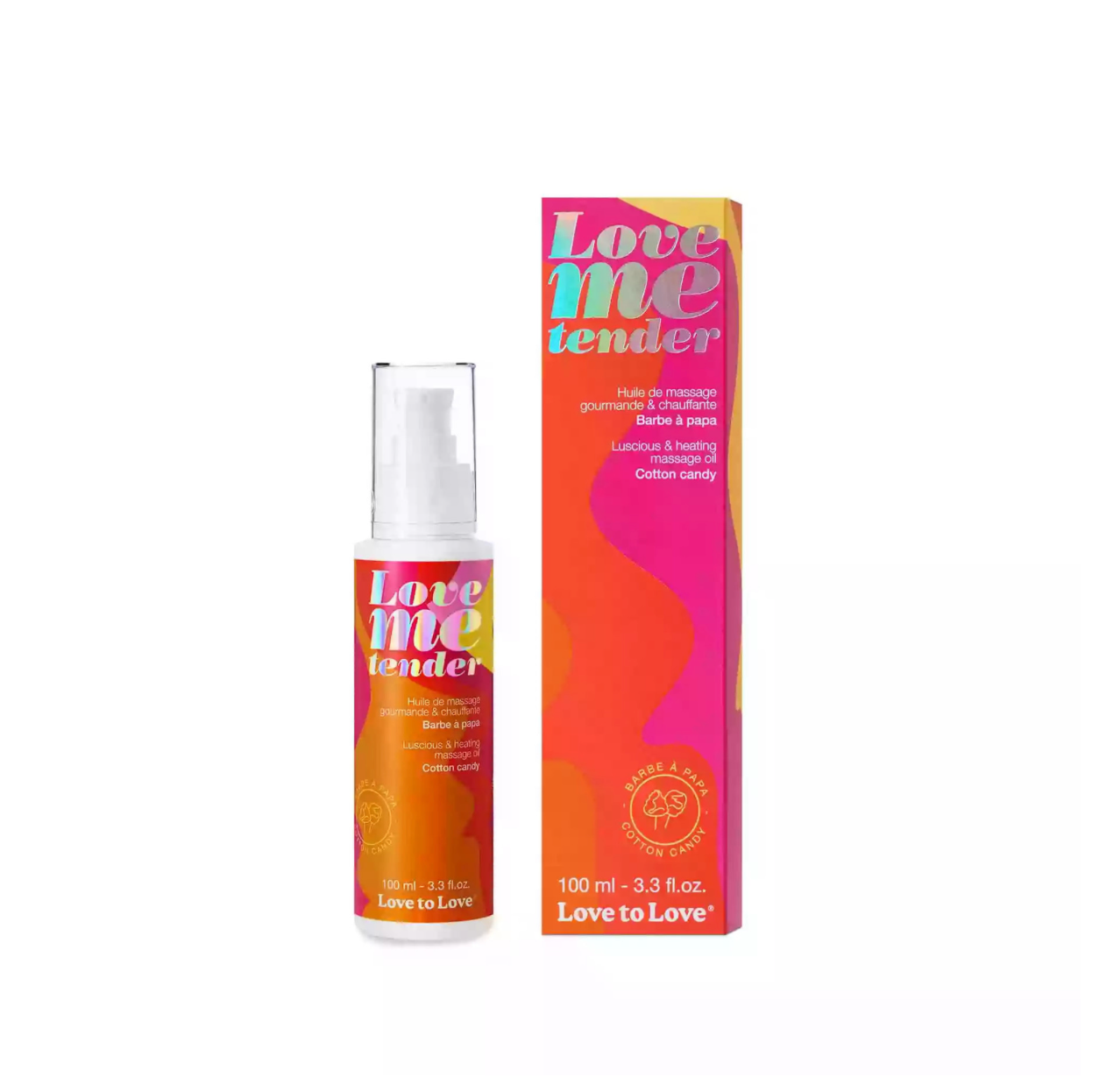 Love Me Tender - Huile de Massage - Barbe à Papa