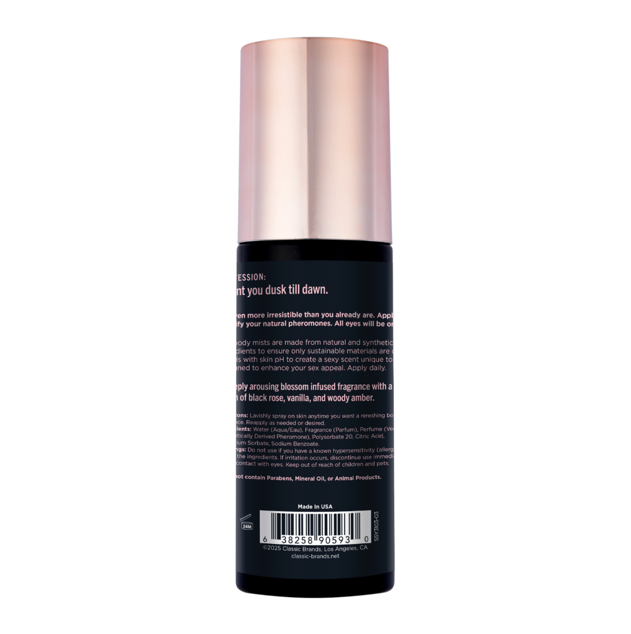 All Night Long - Simply Sexy - Brume Parfumée aux Phéromones