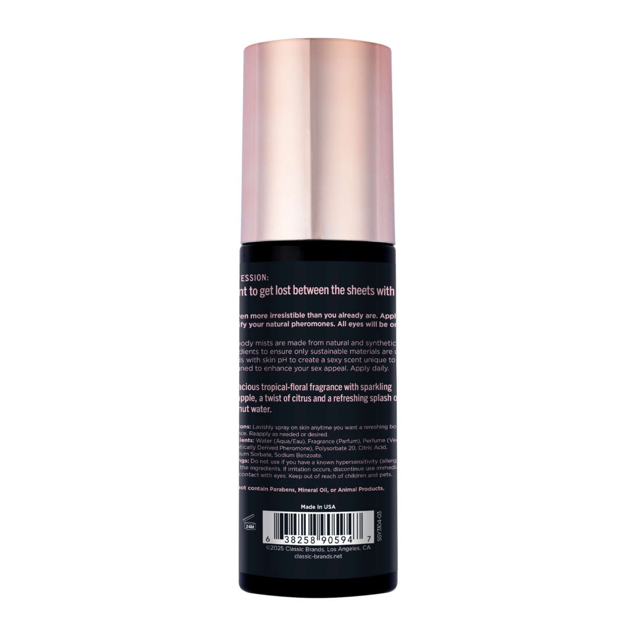 AfterNoon Delight - Simply Sexy - Brume Parfumée aux Phéromones