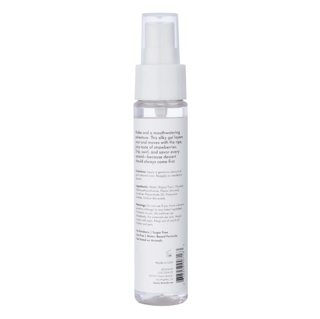CG - Blow Me Gel Sexe Oral - Fraise 2oz