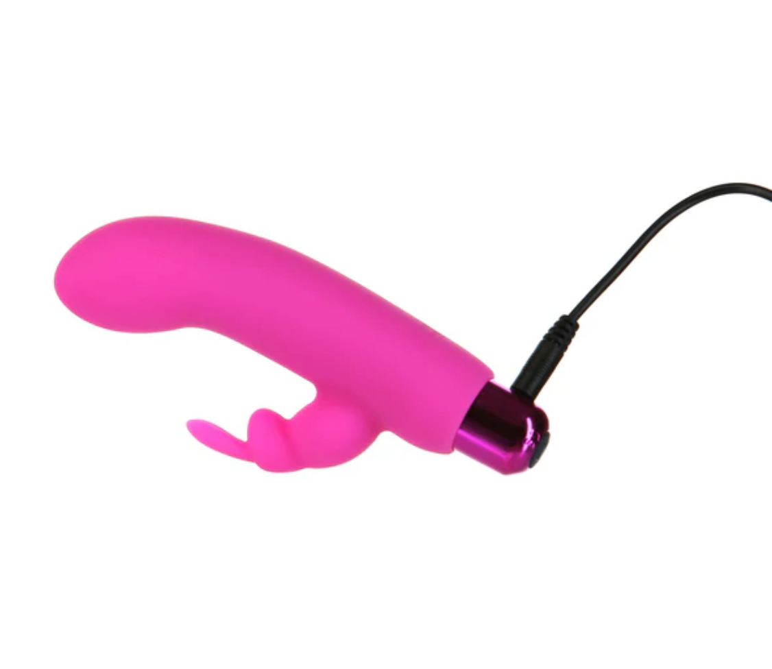 PowerBullet - Alice’s Bunny – Rechargeable Bullet with Removable Rabbit Sleeve – Pink