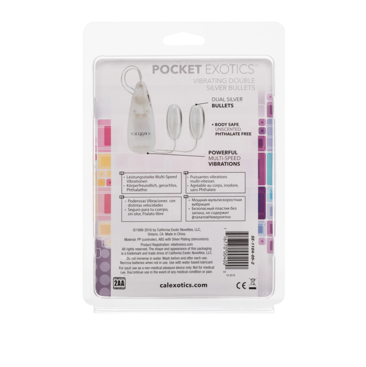 Pocket Exotics - Vibrating Double Bullets