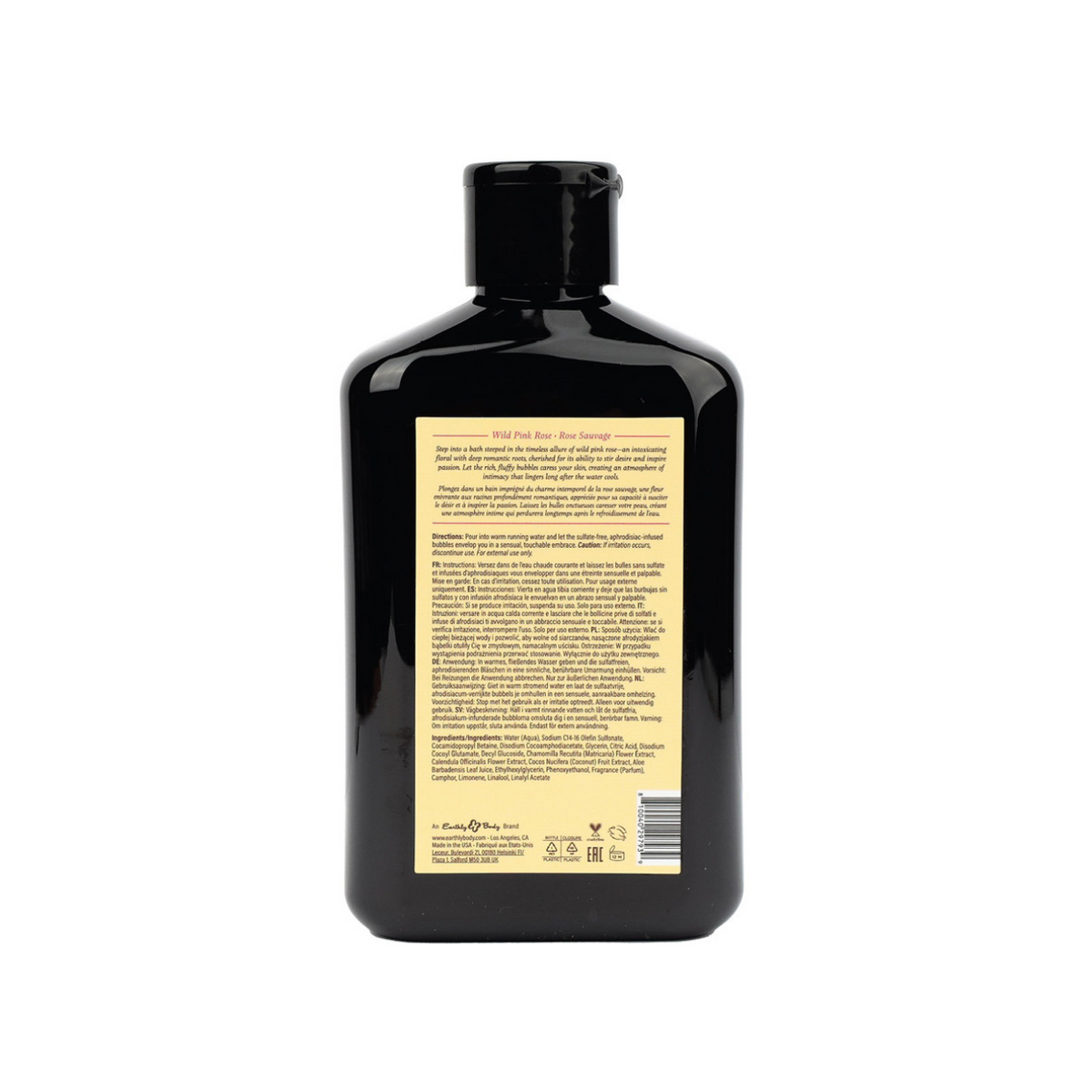 Earthly Body - Bain Moussant - Rose Sauvage 8oz