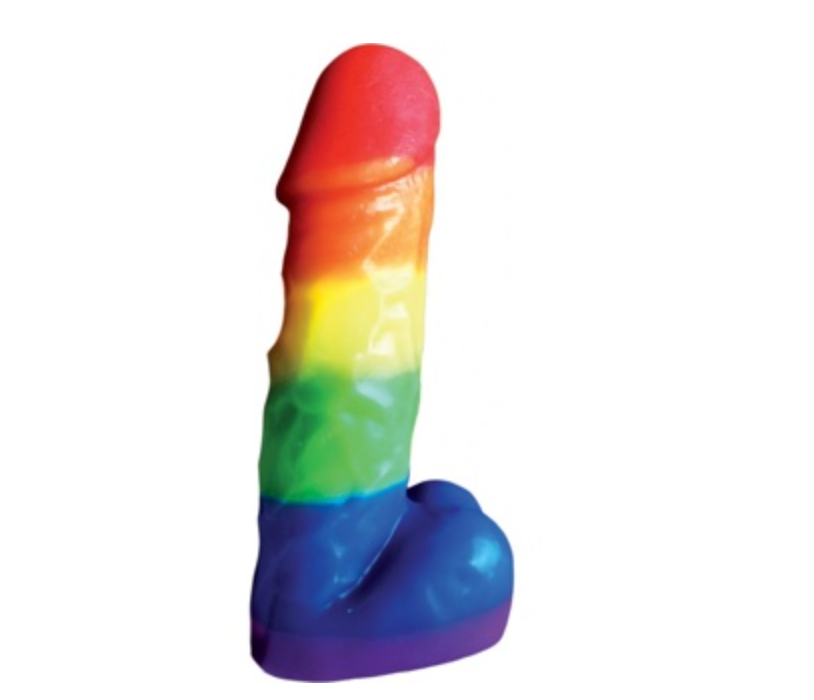 RABAIS - Chandelle Penis Géant Rainbow