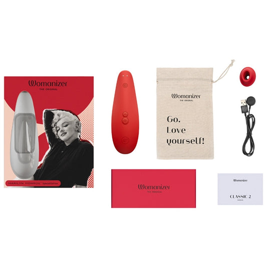 WOMANIZER ROUGE VIF MARILYN MONROE CLASSIC-2