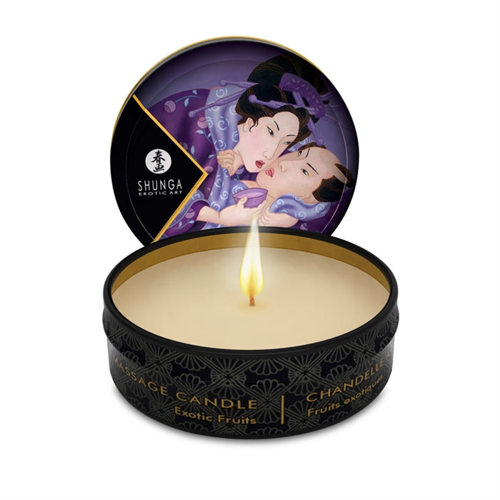 SHUNGA MINI CHANDELLE A MASSAGE FRUITS EXOTIQUES