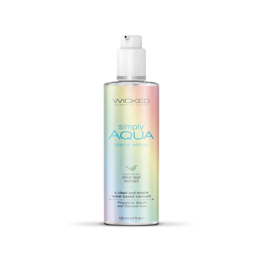 WICKED SIMPLY AQUA LUBE 4 OZ - SPECIAL EDITION