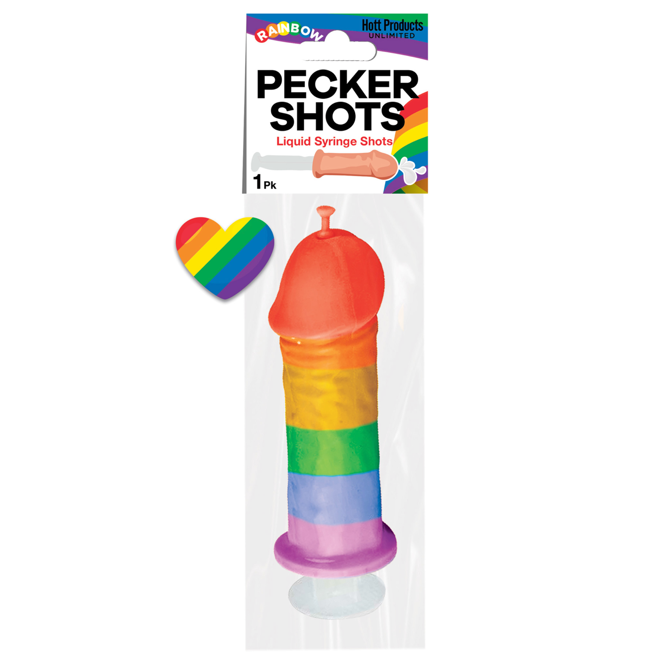 PECKER SHOTS RAINBOW SYRINGE