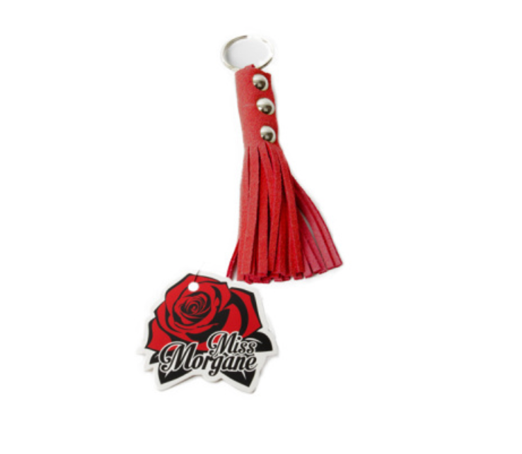 MISS MORGANE MINI-FOUET KEYCHAIN ROUGE