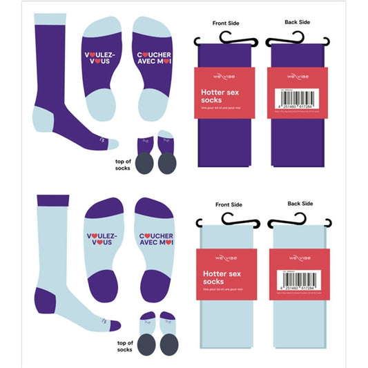 WE-ViBE 2 PAIRES CHAUSSETTES