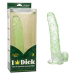 I Leaf Dick Glow-In-The-Dark Weed Leaf Dildo