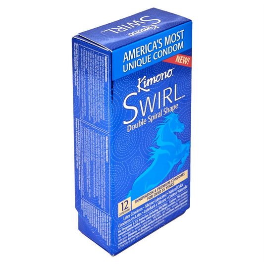 KIMONO SWIRL CONDOM PQT 12