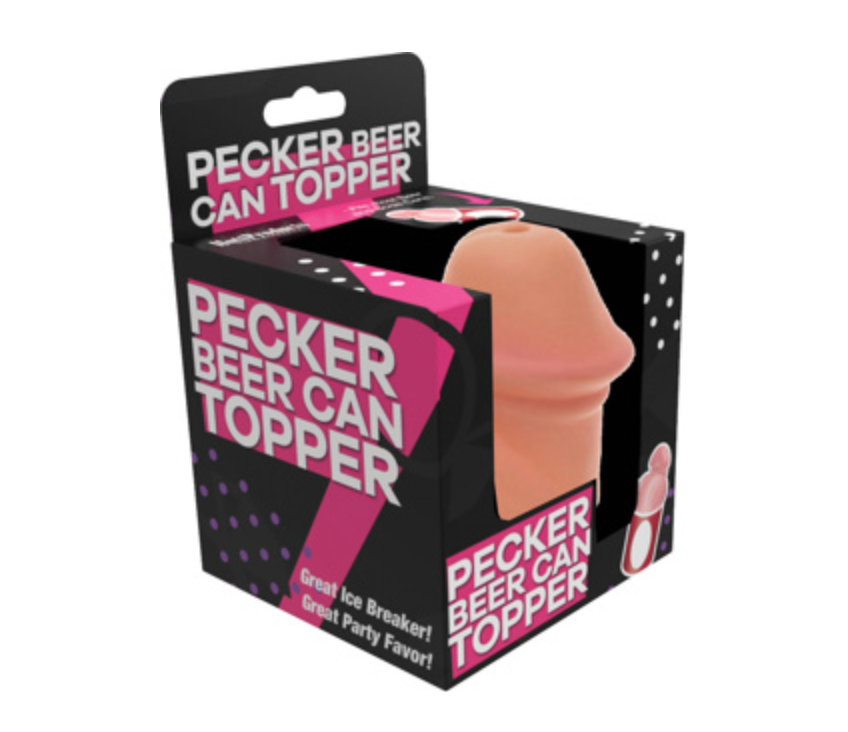 PECKER BEER CAN TOPPER