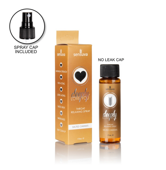 SENSUVA - SPRAY RELAXANT POUR LA GORGE - CARAMEL 1 OZ