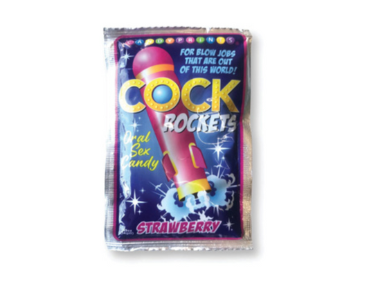 Cock Rockets Oral Sex Candy - Fraise