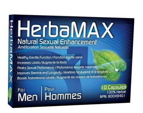 HERBAMAX HOMME 10 CAPSULES