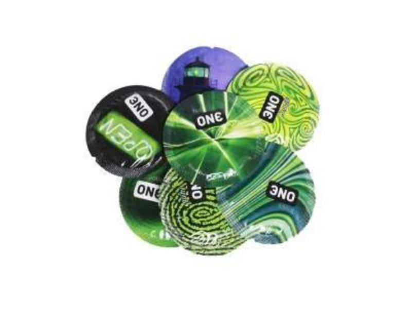 One Condom Glow In ONE CONDOM - 1 condom Glow In Dark – Boutique Planet X
