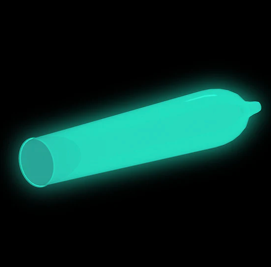 One Condom Glow In ONE CONDOM - 1 condom Glow In Dark – Boutique Planet X