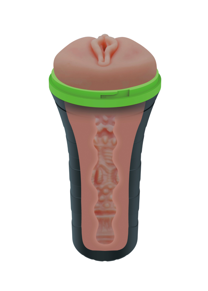 HOM MASTURBATEUR CUP BRUN CLITORIS LA0514-15