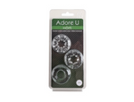HOM - Trio Anneaux Extensibles  M - Clear