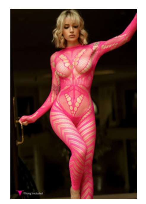 Lingerie - Bodystocking Mindgames - Fuchsia - O/S