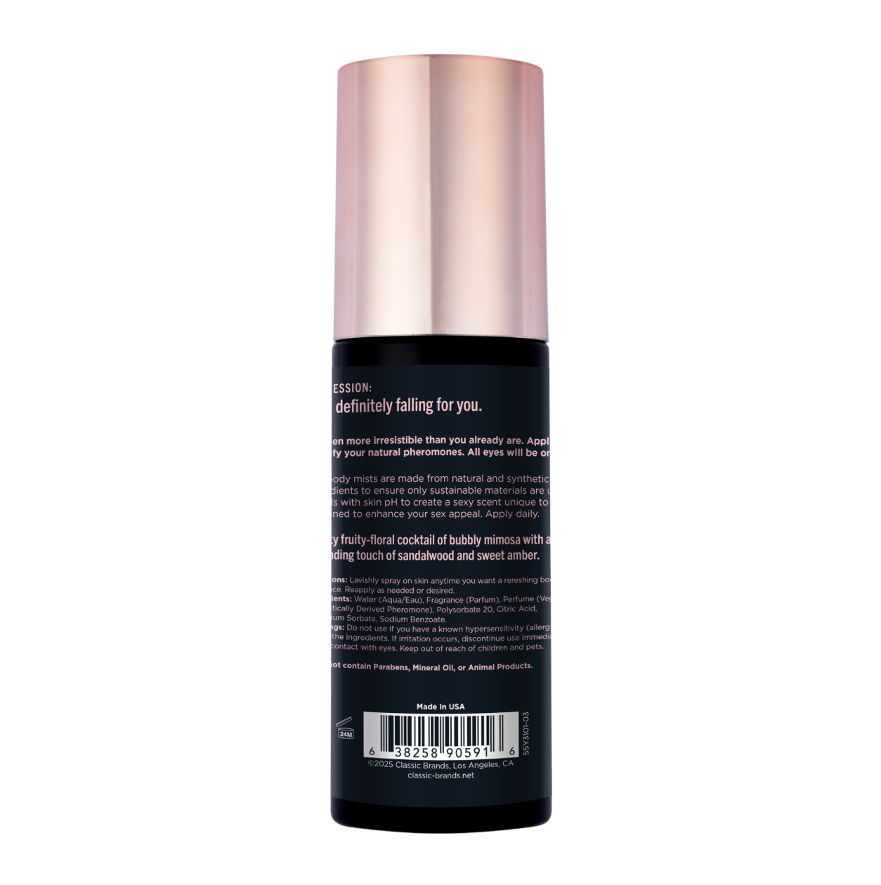 Head Over Heels - Simply Sexy - Brume Parfumée aux Phéromones