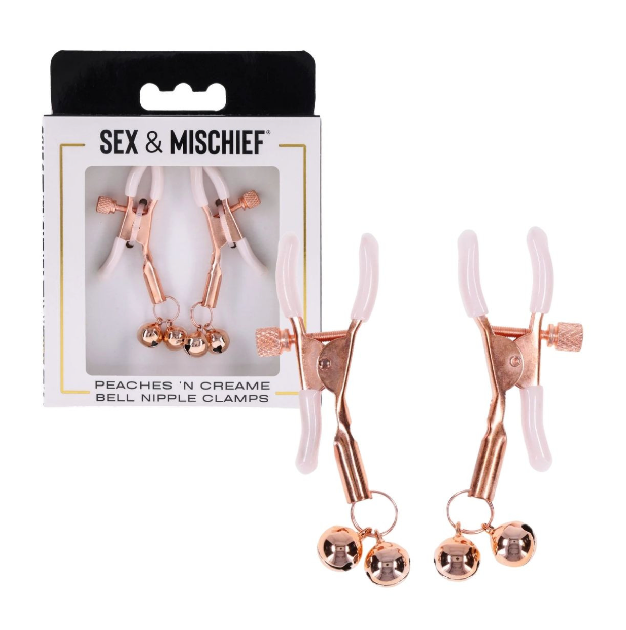 S&M - Peaches 'N Creame Bell Nipple Clamps