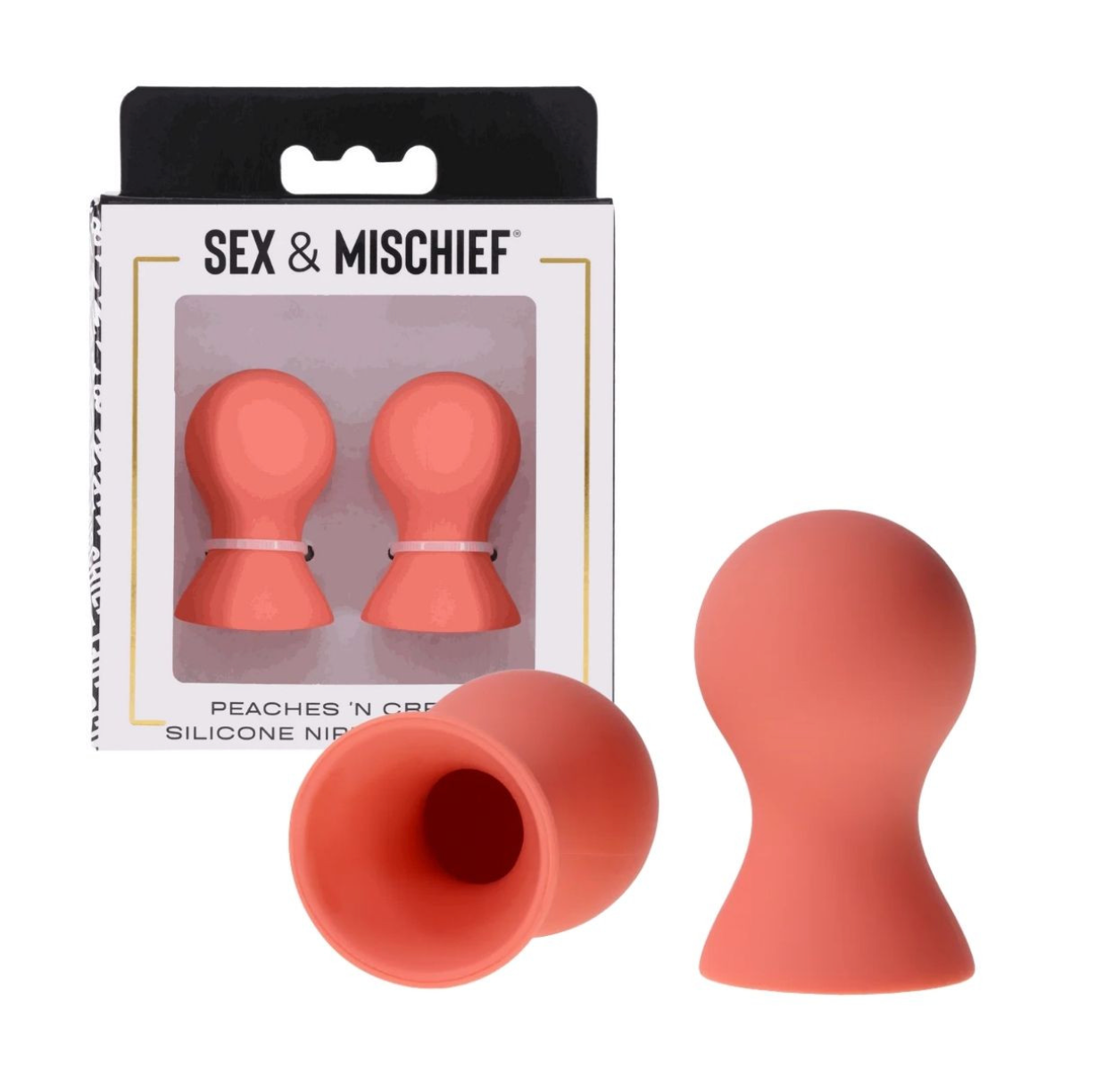 S&M - Peaches 'N Creame Silicone Nipple Suckers