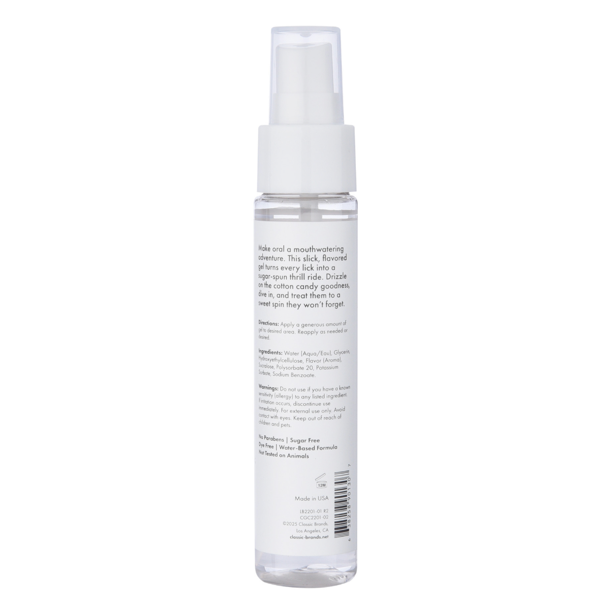 CG - Blow Me Gel Sexe Oral - Barbe à Papa 2oz