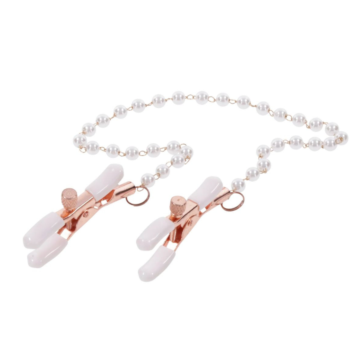 S&M - Peaches 'N Creame Pearl Nipple Clamps