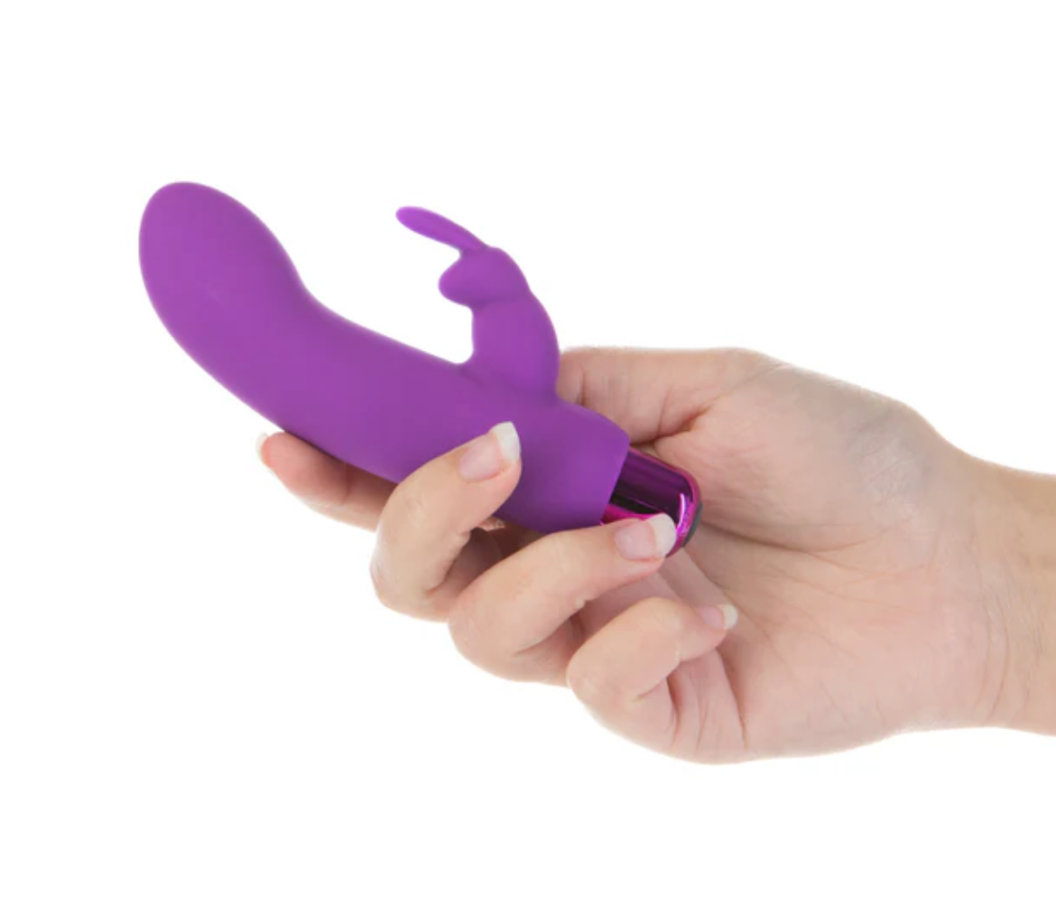 PowerBullet - Alice’s Bunny – Rechargeable Bullet with Removable Rabbit Sleeve – Purple