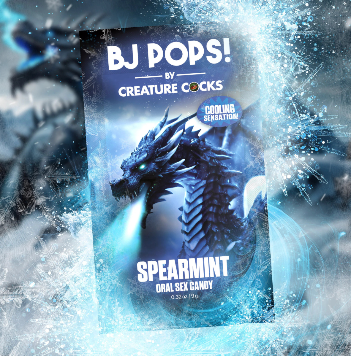 Creature Cock - BJ Pops! Cooling Oral Sex Candy - Spearmint