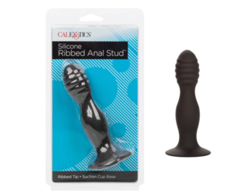 RABAIS - Silicone Ribbed Anal Stud