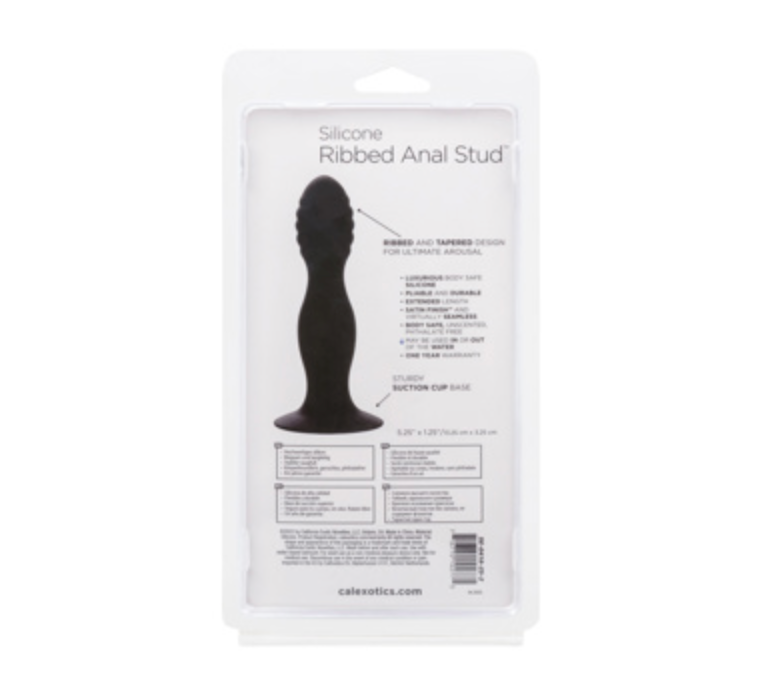 RABAIS - Silicone Ribbed Anal Stud