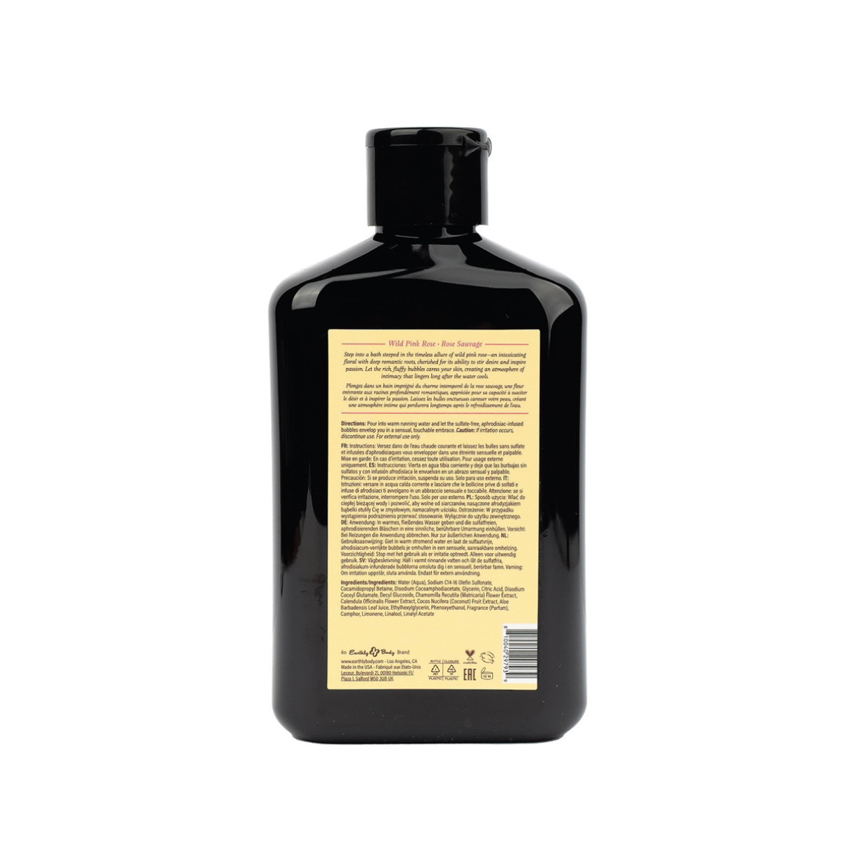 Earthly Body - Bain Moussant - Rose Sauvage 8oz