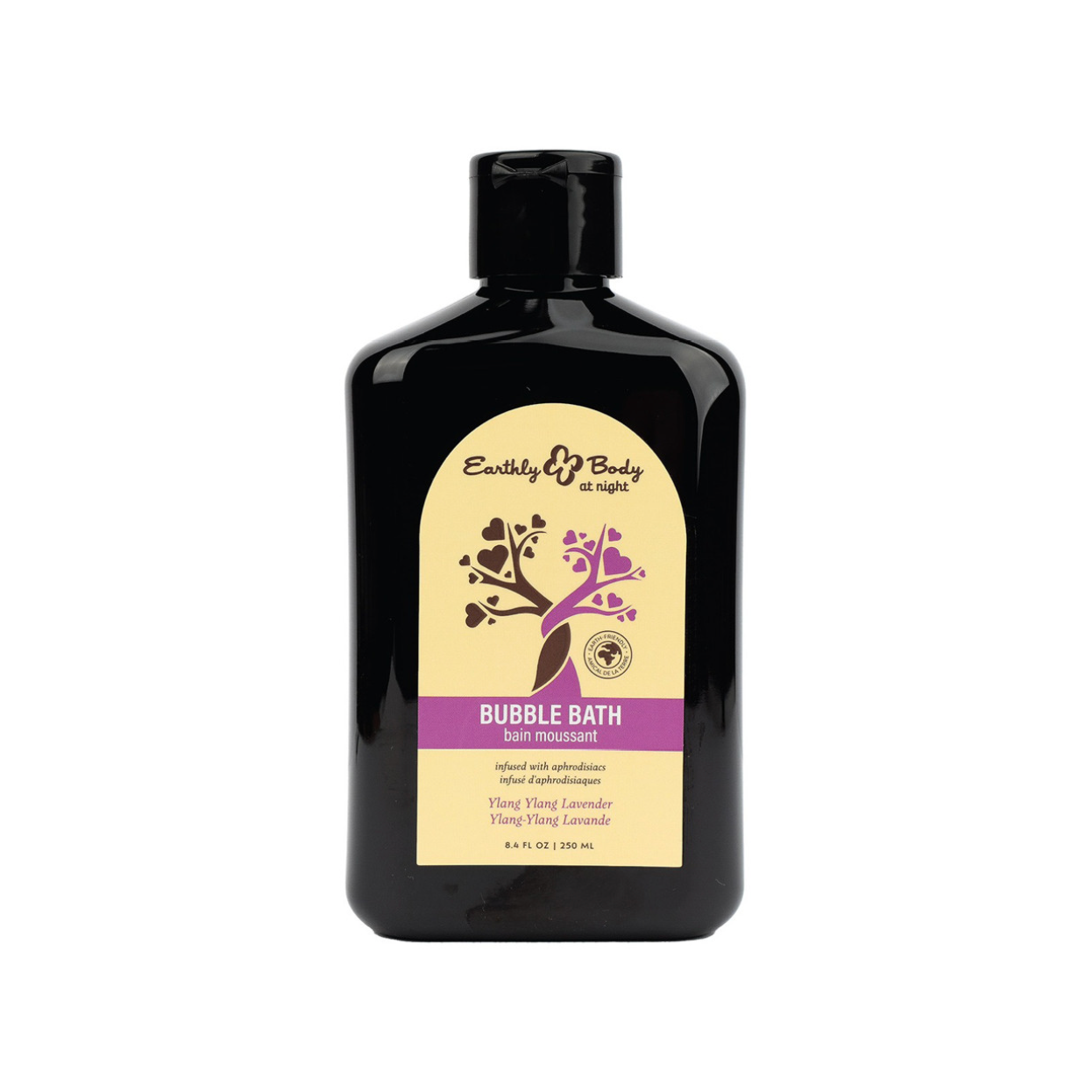Earthly Body - Bain Moussant - Ylang-Ylang Lavande 8oz