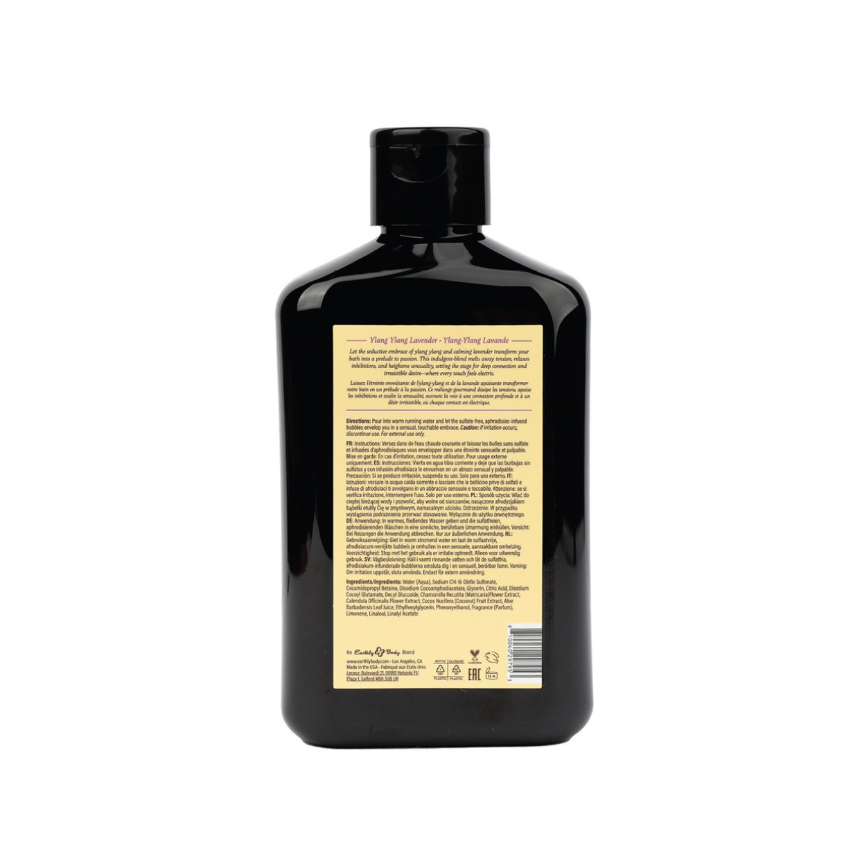 Earthly Body - Bain Moussant - Ylang-Ylang Lavande 8oz