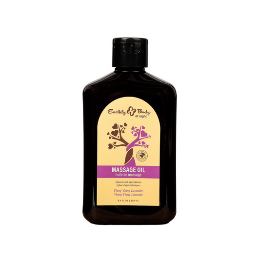 Earthly Body - Huile de Massage - Ylang-Ylang Lavande 8oz