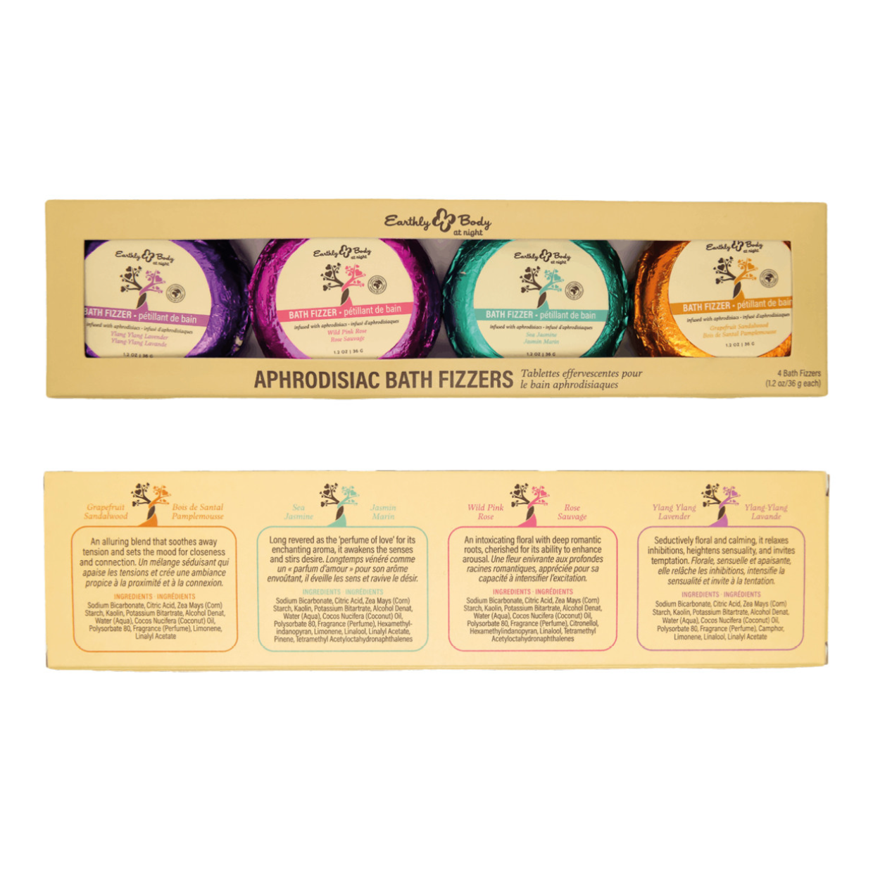 Earthly Body - Ens. de Bain Pétillant Aphrodisiaques