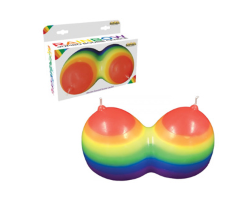 RABAIS - Chandelle Seins Géants Rainbow