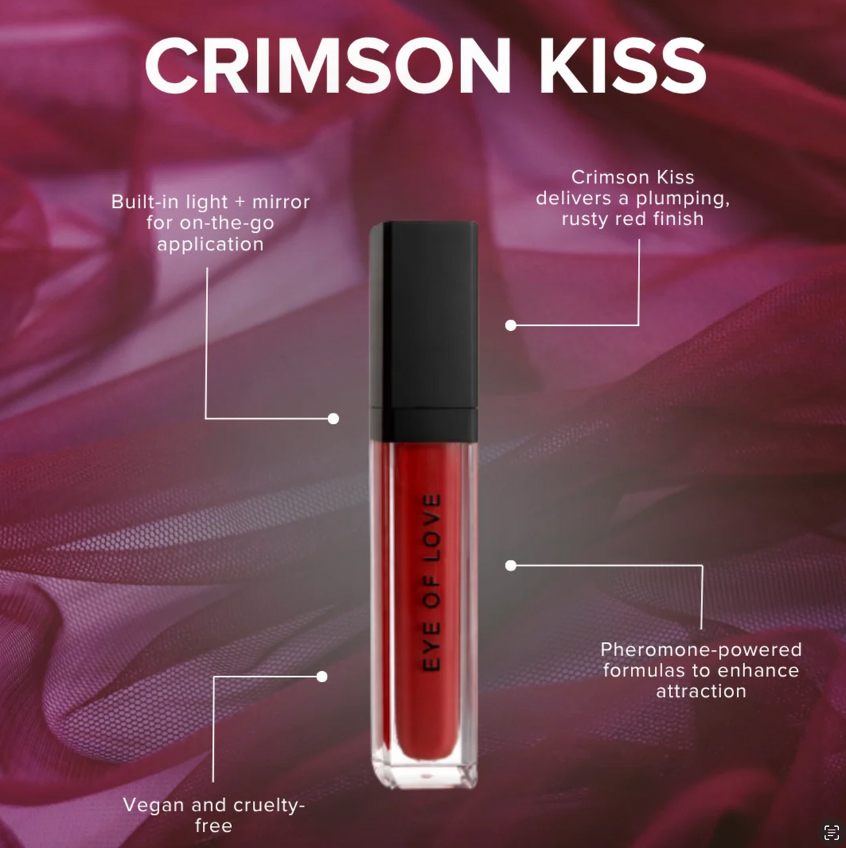 Crimson Kiss - Matchmaker - Brillant à Lèvres aux Phéromones – EOL