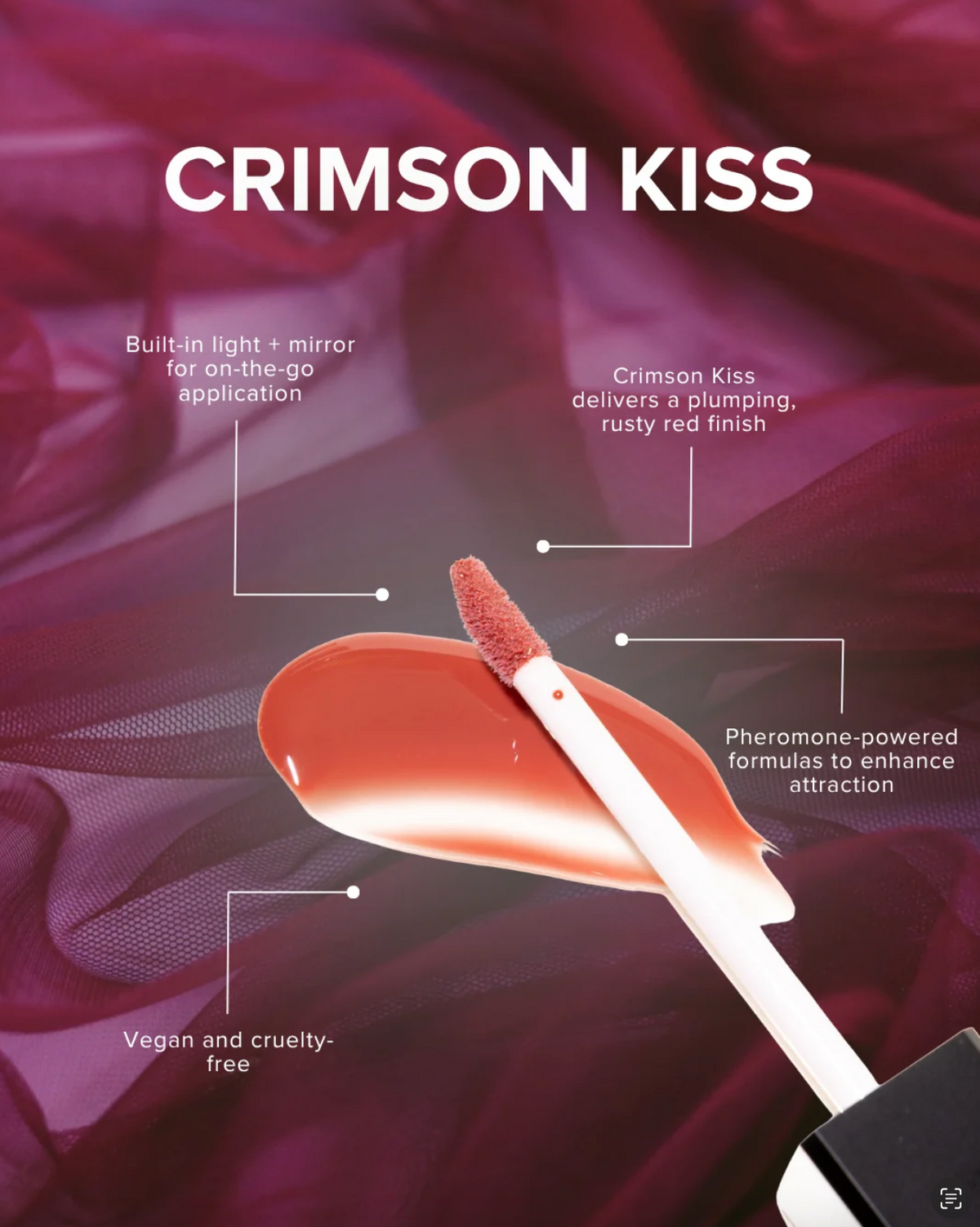 Crimson Kiss - Matchmaker - Brillant à Lèvres aux Phéromones – EOL