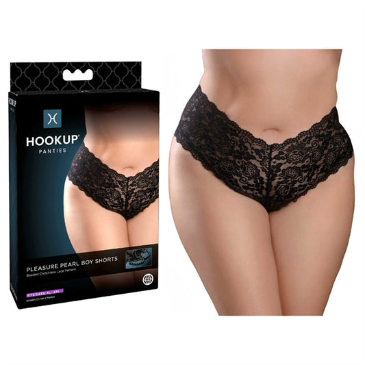 RABAIS -Pleasure Pearl Boy Shorts (XL-2XL)