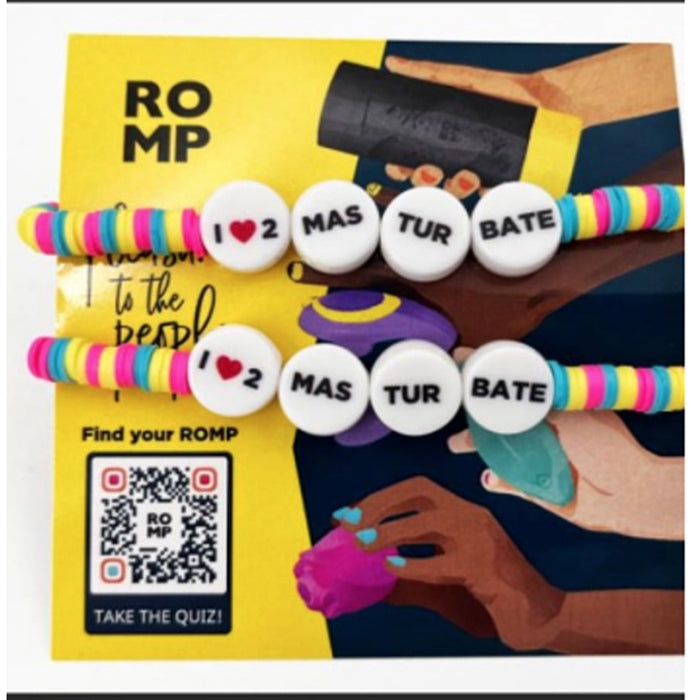 DUO DE BRACELETS ROMP - I LOVE 2 MASTURBATE